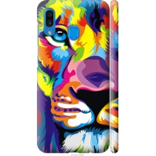 Чохол на Samsung Galaxy A20 2019 A205F Різнобарвний лев 2713m-1761
