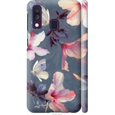 Чохол на Samsung Galaxy A40 2019 A405F Намальовані квіти 2714m-1672