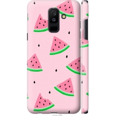 Чохол на Samsung Galaxy A6 Plus 2018 Рожевий кавун 4314m-1495