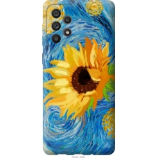 Чохол на Samsung Galaxy A73 A736B Квіти жовто-блакитні 5308u-2586