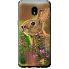 Чохол на Samsung Galaxy J3 2018 Кролик і квіти 3019u-1501