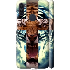 Чохол на Samsung Galaxy A11 A115F Злий тигр 866m-2012