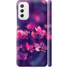 Чохол на Samsung Galaxy M52 M526B Пурпурні квіти 2719m-2490