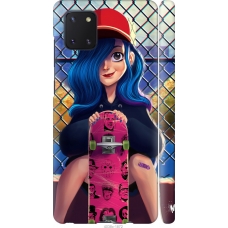 Чохол на Samsung Galaxy Note 10 Lite Прикольна дівчинка зі скейтбордом 4038m-1872