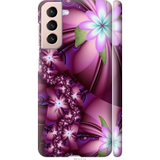 Чохол на Samsung Galaxy S21 Квіткова мозаїка 1961m-2114