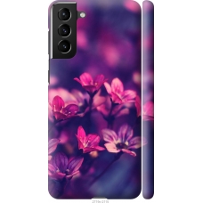 Чохол на Samsung Galaxy S21 Plus Пурпурні квіти 2719m-2115