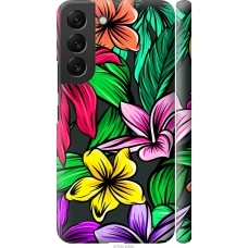 Чохол на Samsung Galaxy S22 Тропічні квіти 1 4753m-2494