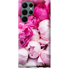 Чохол на Samsung Galaxy S22 Ultra Рожеві півонії 2747u-2500