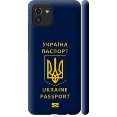 Чохол на Samsung Galaxy A03 A035F Ukraine Passport 5291m-2499