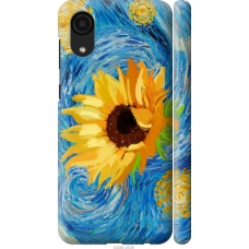 Чохол на Samsung Galaxy A03 Core A032F Квіти жовто-блакитні 5308m-2539