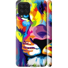 Чохол на Samsung Galaxy M22 M225F Різнобарвний лев 2713m-2551