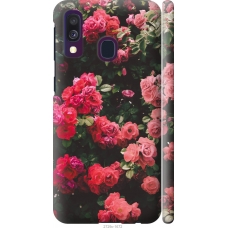 Чохол на Samsung Galaxy A40 2019 A405F Кущ з трояндами 2729m-1672