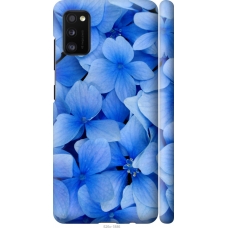 Чохол на Samsung Galaxy A41 A415F Сині квіти 526m-1886