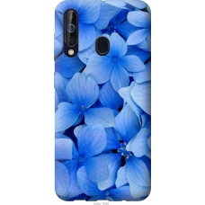 Чохол на Samsung Galaxy A60 2019 A606F Сині квіти 526u-1699