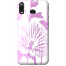 Чохол на Samsung Galaxy A6s Рожевий бутон. Квітка. Pink Flower Bloom 4765u-1604