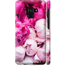 Чохол на Samsung Galaxy A8 2018 A530F Рожеві півонії 2747m-1344