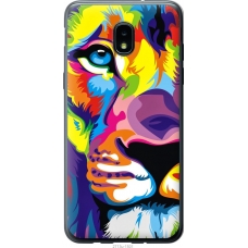 Чохол на Samsung Galaxy J3 2018 Різнобарвний лев 2713u-1501