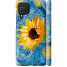 Чохол на Samsung Galaxy M62 Квіти жовто-блакитні 5308m-2263