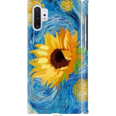 Чохол на Samsung Galaxy Note 10 Plus Квіти жовто-блакитні 5308m-1756