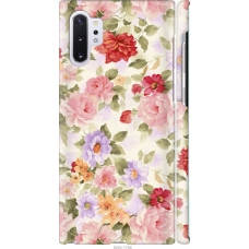 Чохол на Samsung Galaxy Note 10 Plus Квіткові шпалери 820m-1756