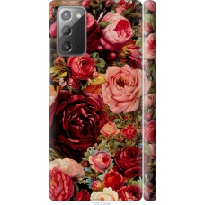 Чохол на Samsung Galaxy Note 20 Квітучі троянди 2701m-2036