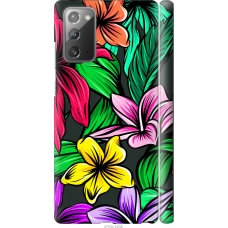 Чохол на Samsung Galaxy Note 20 Тропічні квіти 1 4753m-2036