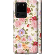 Чохол на Samsung Galaxy S20 Ultra Квіткові шпалери 820m-1831