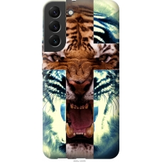 Чохол на Samsung Galaxy S22 Plus Злий тигр 866u-2495