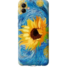 Чохол на Samsung Galaxy A04 A045F Квіти жовто-блакитні 5308u-2831
