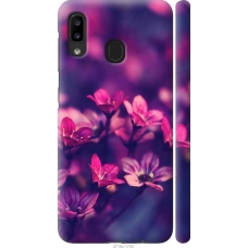 Чохол на Samsung Galaxy A20e A202F Пурпурні квіти 2719m-1709