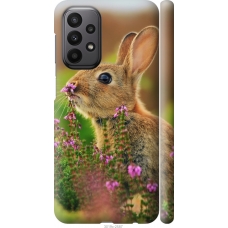 Чохол на Samsung Galaxy A23 A235F Кролик і квіти 3019m-2587