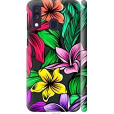 Чохол на Samsung Galaxy A40 2019 A405F Тропічні квіти 1 4753m-1672