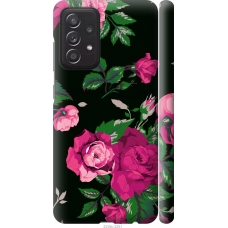 Чохол на Samsung Galaxy A52 Троянди на чорному фоні 2239m-2251