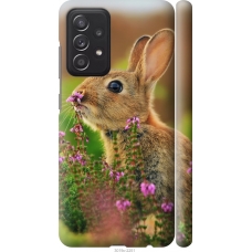 Чохол на Samsung Galaxy A52s 5G A528B Кролик і квіти 3019m-2583