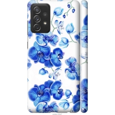Чохол на Samsung Galaxy A72 A725F Блакитні орхідеї 4406m-2247