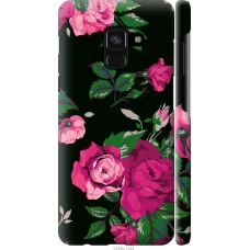 Чохол на Samsung Galaxy A8 2018 A530F Троянди на чорному фоні 2239m-1344