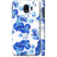 Чохол на Samsung Galaxy J4 2018 Блакитні орхідеї 4406m-1487
