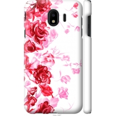 Чохол на Samsung Galaxy J4 2018 Намальовані троянди 724m-1487