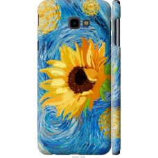 Чохол на Samsung Galaxy J4 Plus 2018 Квіти жовто-блакитні 5308m-1594