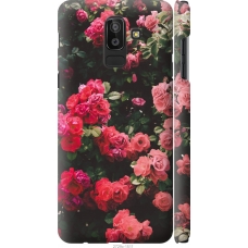 Чохол на Samsung Galaxy J8 2018 Кущ з трояндами 2729m-1511