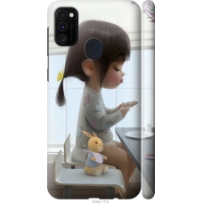 Чохол на Samsung Galaxy M21 M215F Мила дівчинка з зайчиком 4039m-2016