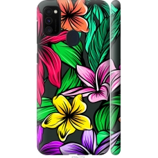 Чохол на Samsung Galaxy M21 M215F Тропічні квіти 1 4753m-2016