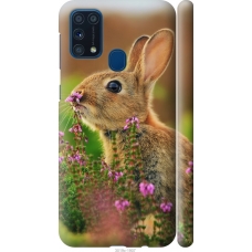 Чохол на Samsung Galaxy M31 M315F Кролик і квіти 3019m-1907