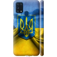 Чохол на Samsung Galaxy M31 M315F Прапор та герб України 375m-1907