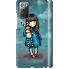 Чохол на Samsung Galaxy Note 20 Дівчинка з зайчиком 915m-2036