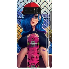 Чохол на Samsung Galaxy Note 8 Прикольна дівчинка зі скейтбордом 4038m-1020