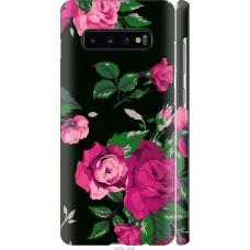 Чохол на Samsung Galaxy S10 Plus Троянди на чорному фоні 2239m-1649