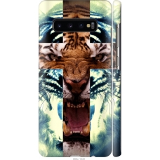Чохол на Samsung Galaxy S10 Plus Злий тигр 866m-1649
