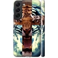 Чохол на Samsung Galaxy S22 Злий тигр 866m-2494