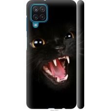 Чохол на Samsung Galaxy A12 A125F Чорна кішка 932m-2201